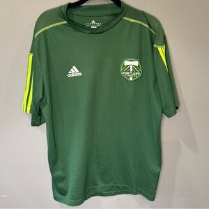 Adidas Portland Timbers Climalite Green Soccer Jersey, Men’s‎ Size L, VGUC